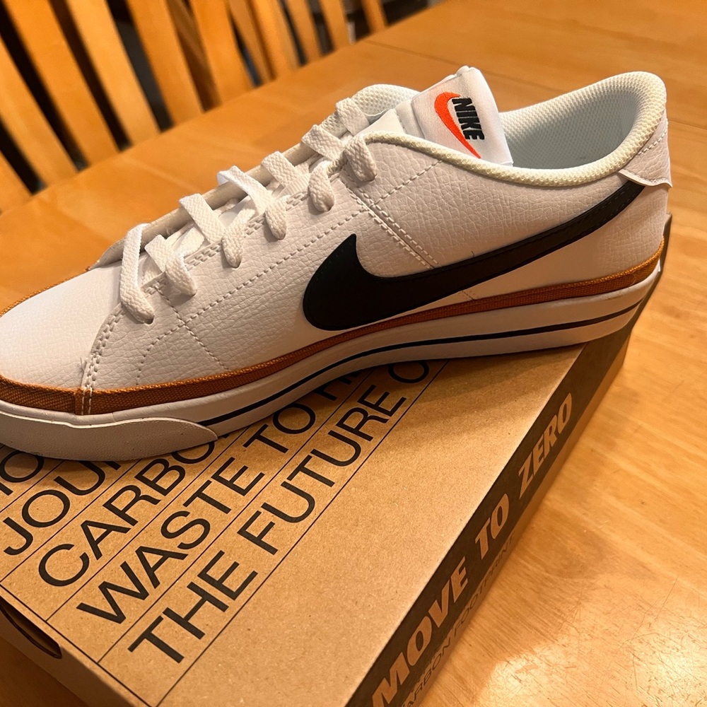 Nike Court Legacy NN- New (white-black-desert Orange)
